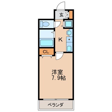 プレサンス栄メディパークの物件間取画像